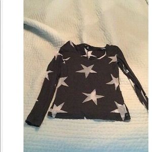 Long sleeve scoop neck top